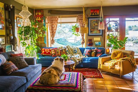 hippie living room